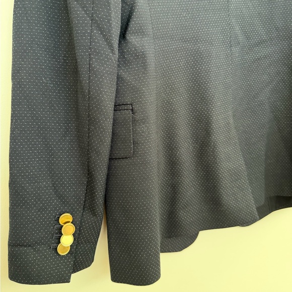 Club Monaco Deep Navy Polka Dot Blazer - Picture 11 of 14